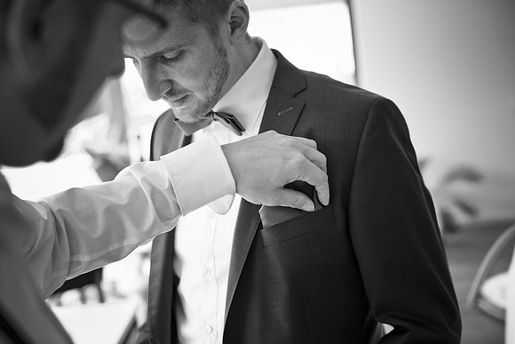 Groom Prep in the Black Forest Germany